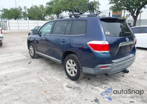 2011 Toyota Highlander из США, поврежденный, VIN 5TDZA3EH6BS012724